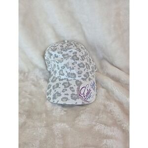 Evolve by Infinity Sher Leopard Print Baseball Cap Concealed Ponytail Opening